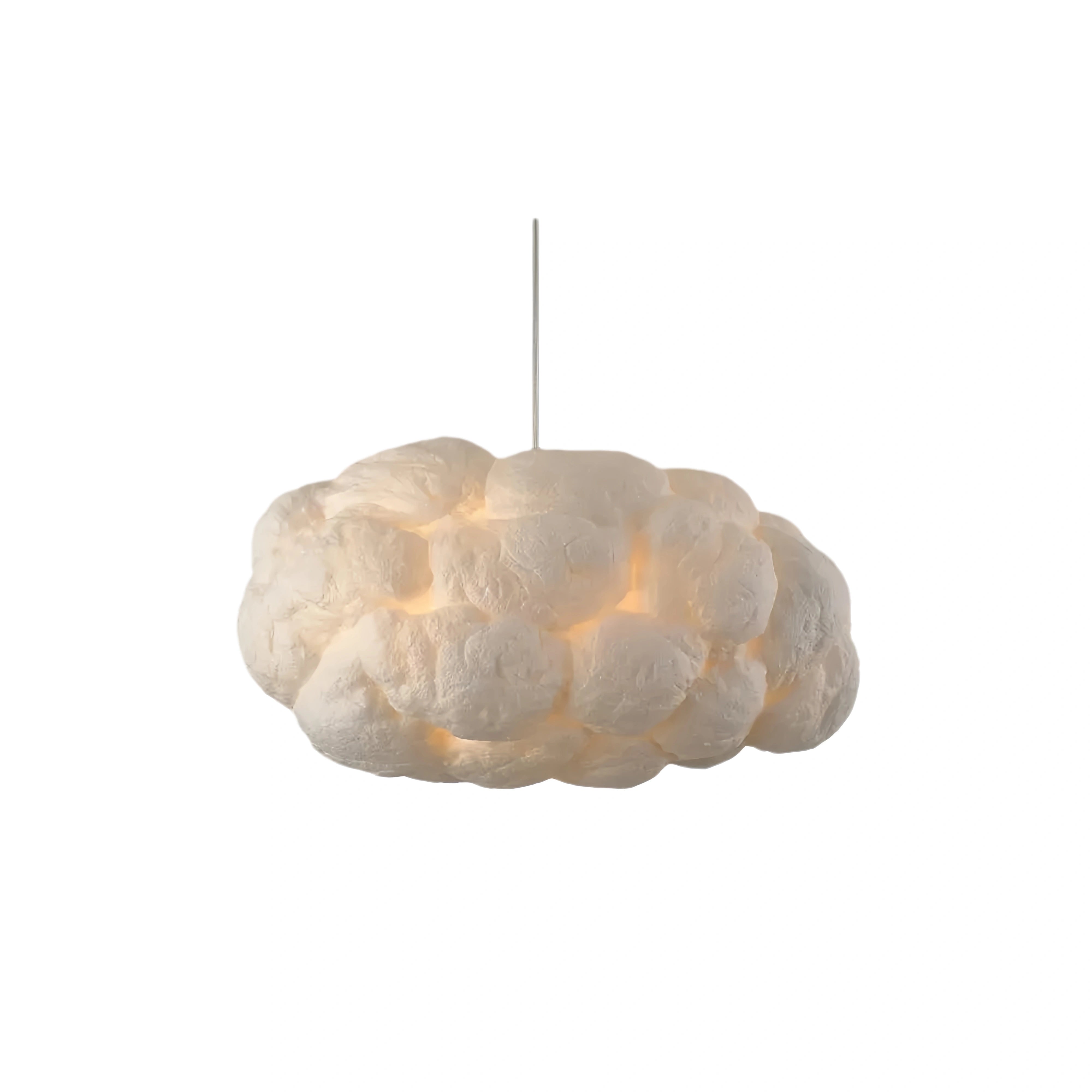 Art Deco White Cloud Pendant Light
